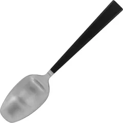 Table spoon “Trape”  stainless steel , L=20/7, B=4cm  metallic, black