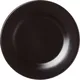 Тарелка «Карбон» мелкая фарфор D=20см черный,матовый