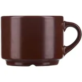 Чашка чайная «Шоколад» фарфор 200мл D=8,H=6см шоколад.