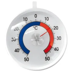 Термометр для холодильника (-50+50° C) D=55,L=65,B=55мм белый