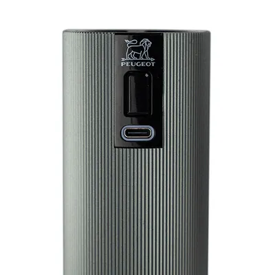 Мельница для перца «Лайн» электрическая с USB зарядкой алюмин. ,H=15см тем.сер., изображение 4