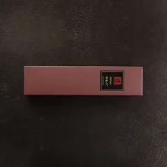 Нож кухонный «Нара» односторонняя заточка сталь нерж.,дерево ,L=220/105,B=36мм металлич.,тем.дерево, изображение 3