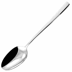 Serving spoon for vegetables “Cream”  stainless steel  metal.