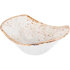 Salad bowl for compliment “Kraft”  porcelain  80ml , H=45, L=112, B=85mm  white