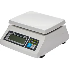 Electric scales SW-10 10kg with adapter, resolution 5g. resolution 5g  plastic, metal , H=13.7, L=28.7, B