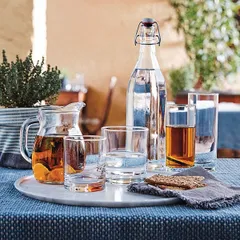 Кувшин «Бистро» стекло 1л D=122,H=190,L=160,B=4мм прозр., изображение 3