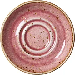 Saucer “Kraft Raspberry”  porcelain  D=110, H=13mm  pink.