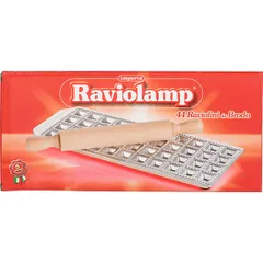 Форма для равиоли со скалкой 44 ячейки алюмин. ,L=25,B=25мм, изображение 3