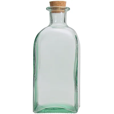 Бутылка с пробкой стекло 1л ,H=230,L=83,B=83мм, Объем по данным поставщика (мл): 1000