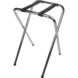 Подставка для подносов напольная сталь нерж. ,H=74,L=48,B=38см серебрист.