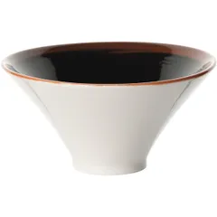 Салатник «Кото» фарфор 1л D=20,H=11см черный,коричнев.