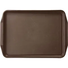 Tray “Prootel” rectangular for Fast Food  plastic , L=45, B=32cm  brown.