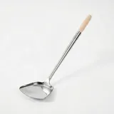 Лопатка кухонная с деревянной ручкой сталь нерж.,дерево ,L=45/10,B=10,8см