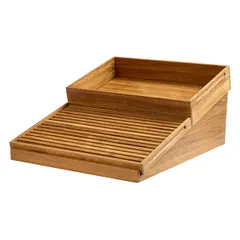 Набор фуршетный 2 ящика + 2 вставки + подставка[5шт] дуб св. дерево, изображение 2