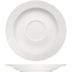 Saucer “Karat” porcelain D=160,H=18mm white