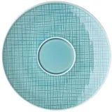 Блюдце «Меш Аква» фарфор D=18см голуб.