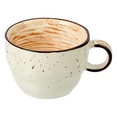 Чашка чайная «Пастораль» фарфор 190мл D=85/53,H=55мм оранжев.