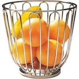 Корзина для фруктов сталь нерж. D=21,5,H=20,5см металлич.