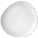 Тарелка «Органикс» фарфор D=255,H=35мм белый