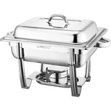 Food warmer stainless steel 4.5l ,H=31.5,L=44,B=29cm metal.