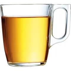 Кружка «Волюто» стекло 250мл D=104,H=91мм прозр., изображение 4