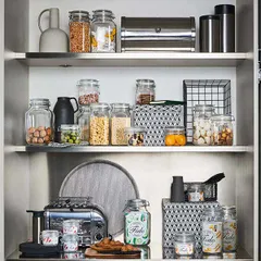 Банка «Фидо» квадратная с крышкой стекло 0,75л ,H=13,6,L=10,6,B=10,6см прозр., изображение 2