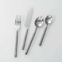 Вилка столовая «Концепт №4» сталь нерж. ,L=21см стальной,матовый, изображение 2