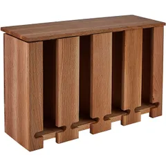 Container for tea bags 4 compartments wood ,H=95,L=300,B=190mm brown.