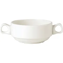 Broth cup “Ivory”  porcelain  280 ml  D=10, H=4, L=14 cm  ivory