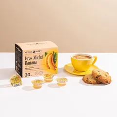 Сироп «Желтый Банан» ароматизированный порционный Pinch&Drop[30шт] картон 15мл ,H=12,L=15,5,B=10см, изображение 3