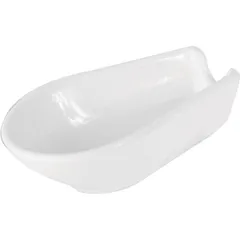 Подставка для ложки для мисосупа «Кунстверк» фарфор ,H=25,L=91,B=55мм белый