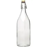 Бутылка «Свинг» с пробкой стекло,пластик 1л D=90,H=315,L=75,B=75мм прозр.,разноцветн.