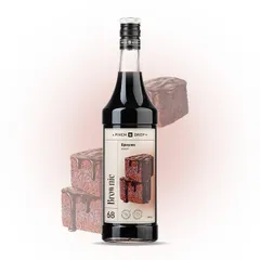 Сироп «Брауни» Pinch&Drop стекло 1л D=85,H=330мм черный