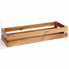 Ящик для подачи акация ,H=10,5,L=55,5,B=16,2см св.корич.