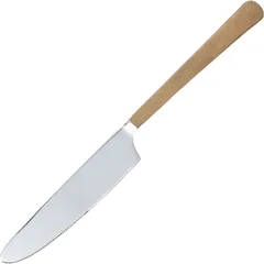 Нож столовый «Концепт №9» сталь нерж. ,L=23см золотой,металлич.