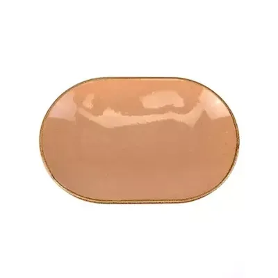 Блюдо овальное 24см, оранжевый, Pearl, Kutahya