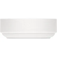 Salad bowl “Karat”  porcelain  0.65 l  D=17, H=5, L=22, B=22 cm  white