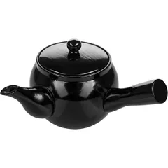 Teapot with sieve pine,wood 250ml D=85,H=95,L=170,B=160mm black,red