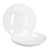 Тарелка глубокая «Силк» фарфор D=240,H=55мм белый