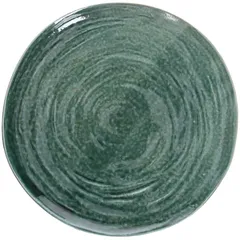 Plate “Organika Green” small  D=28, H=3cm  emerald.