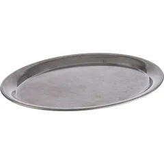 Oval tray “Caffehouse vintage”  stainless steel , L=29, B=22cm  silver, matte