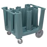 Тележка для посуды для тарелок D=117-330мм 6 разделителей полиэтилен ,H=81,L=96,B=73см серо-голуб.