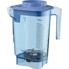 Container assembly for Quiet Van blender with anti-splash lid  1.4 l  blue