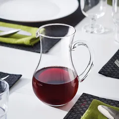 Кувшин «Пичет» стекло 0,5л D=77,H=150,L=130мм прозр., изображение 2