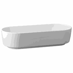 Salad bowl plastic 2l ,H=65,L=530,B=105mm white