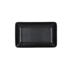 Блюдо «Джап Блэк» прямоугольное керамика ,L=21,B=13см черный