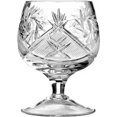 Brandy glass “Melnitsa” crystal 200ml D=80,H=105mm clear.