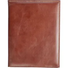 Menu folder A4  leather , L=32.5, B=25 cm  brown.