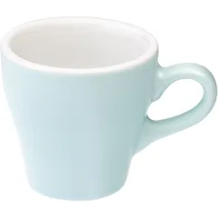 Чашка кофейная «Тулип» фарфор 80мл ,H=60,L=85,B=65мм голуб.