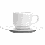 Чашка кофейная «Это Рома» фарфор 100мл D=56мм белый